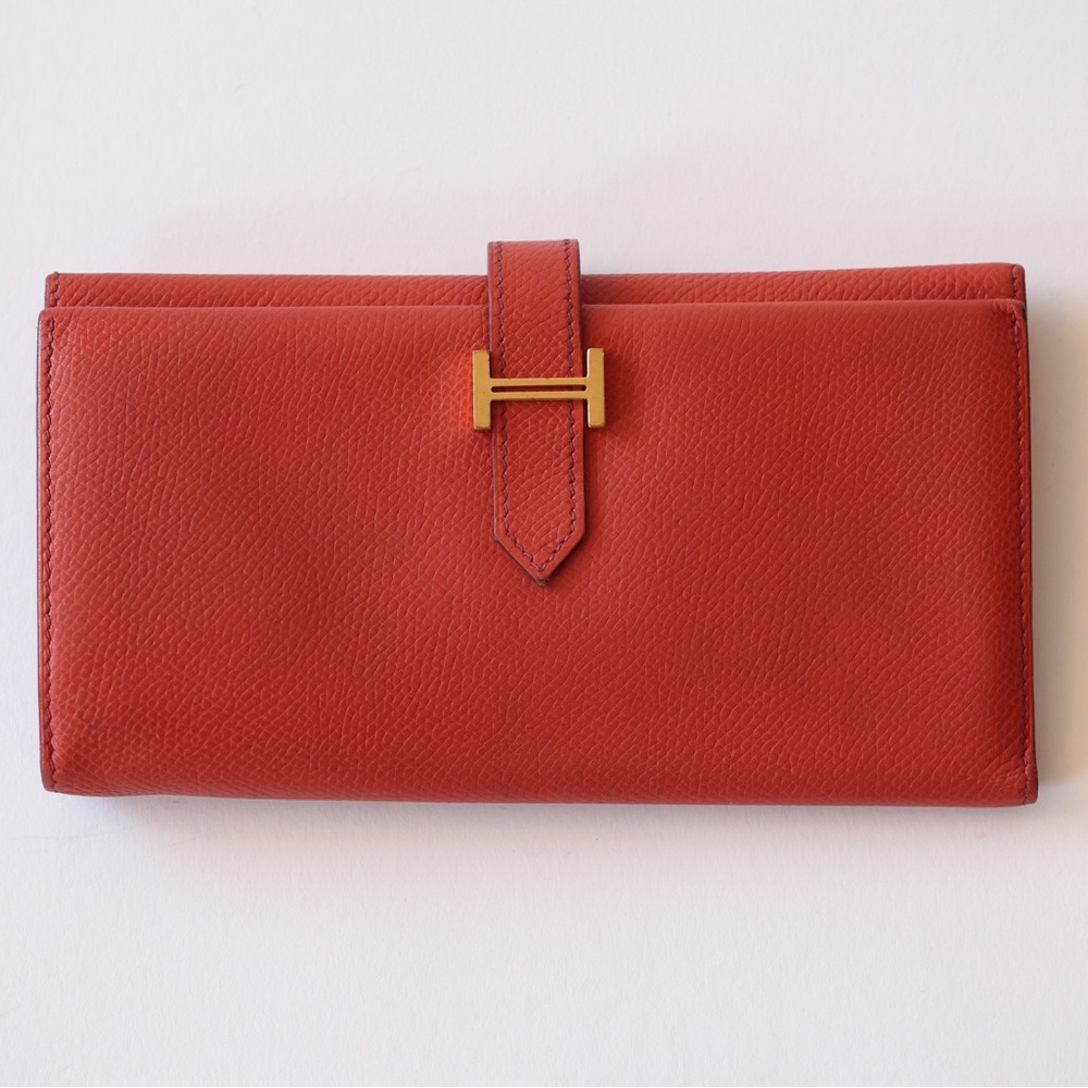 HERMES trifold wallet